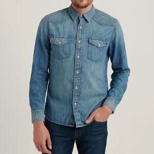 Lucky Brand Denim Western Shirt - Size S